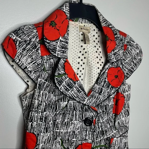 Anthropologie Elevenses Poppy Blazer Jacket Top - Picture 5 of 6